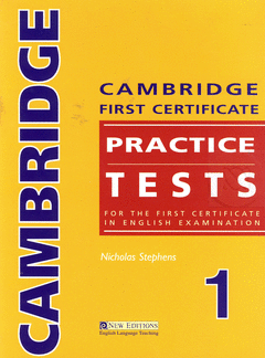 Cambridge First Certificate Practice Tests 1 | Planetstore